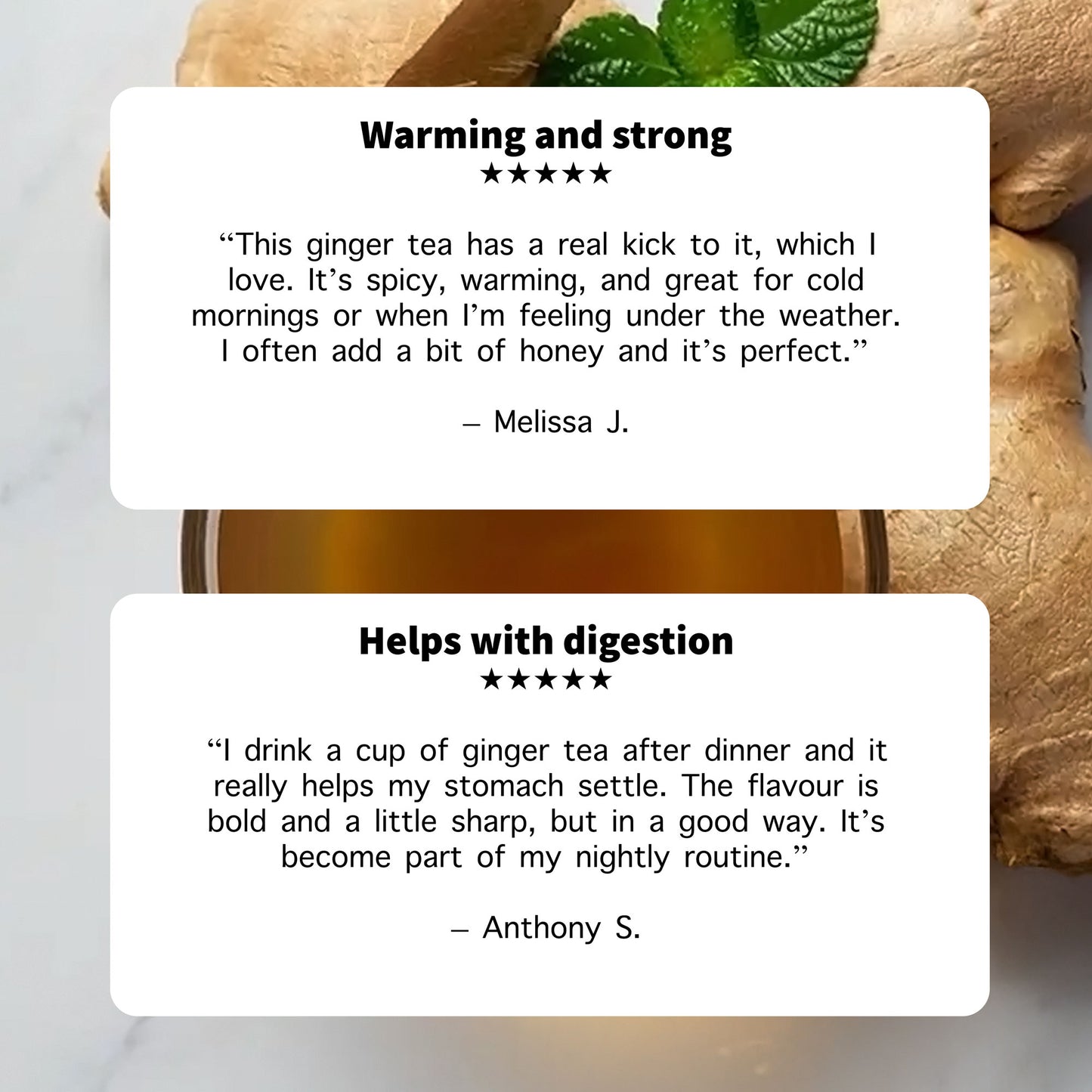 Organic Ginger Root Herbal Tea