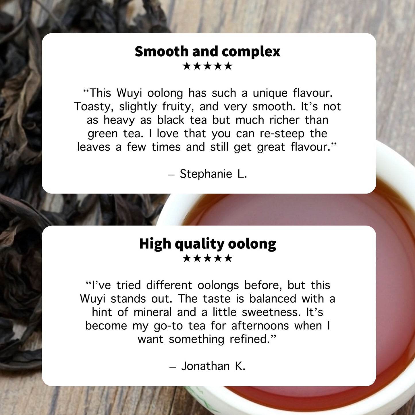 Organic Wuyi Oolong Tea