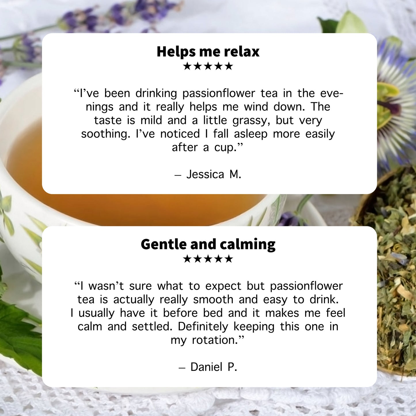Organic Passionflower Herbal Tea