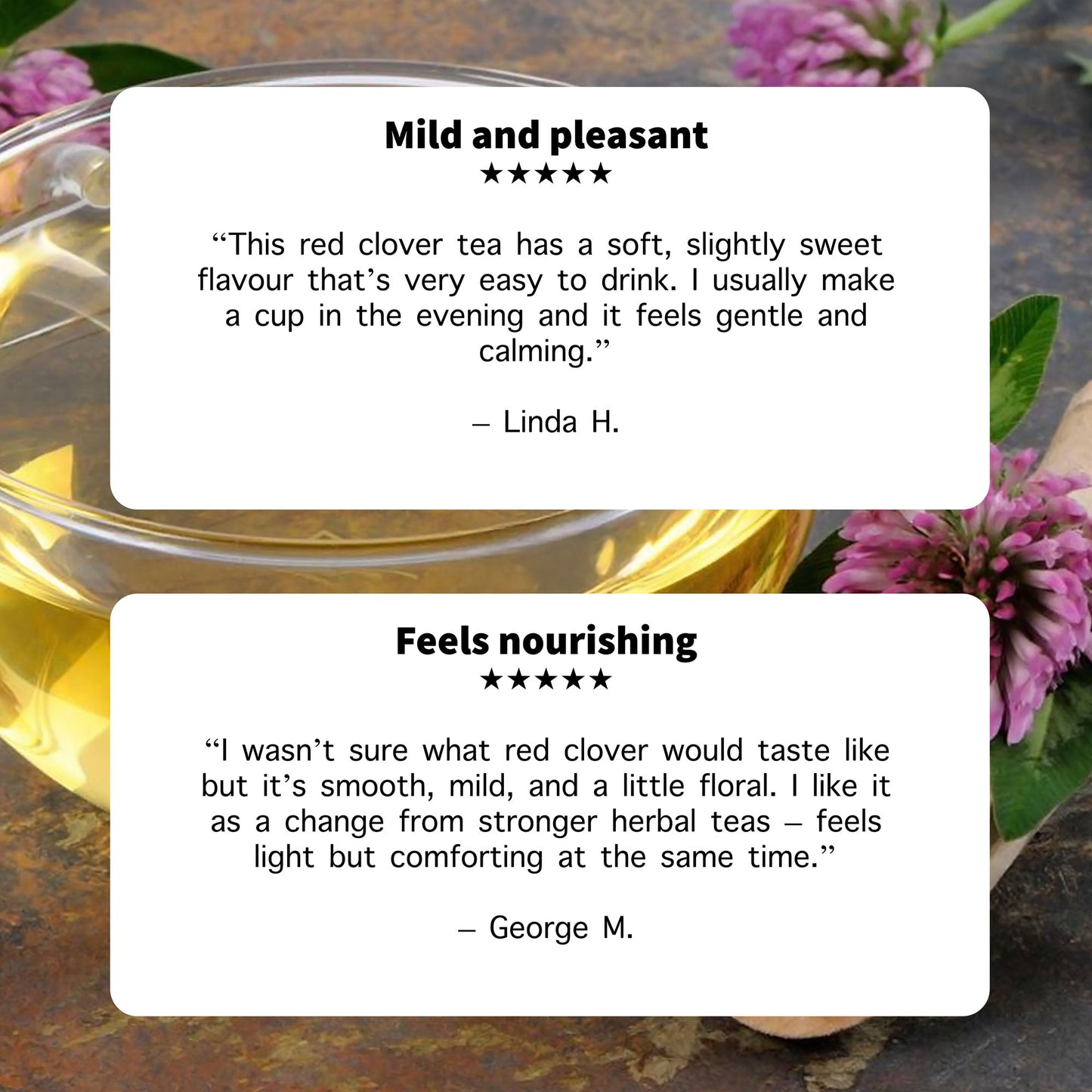 Organic Red Clover Flower Herbal Tea