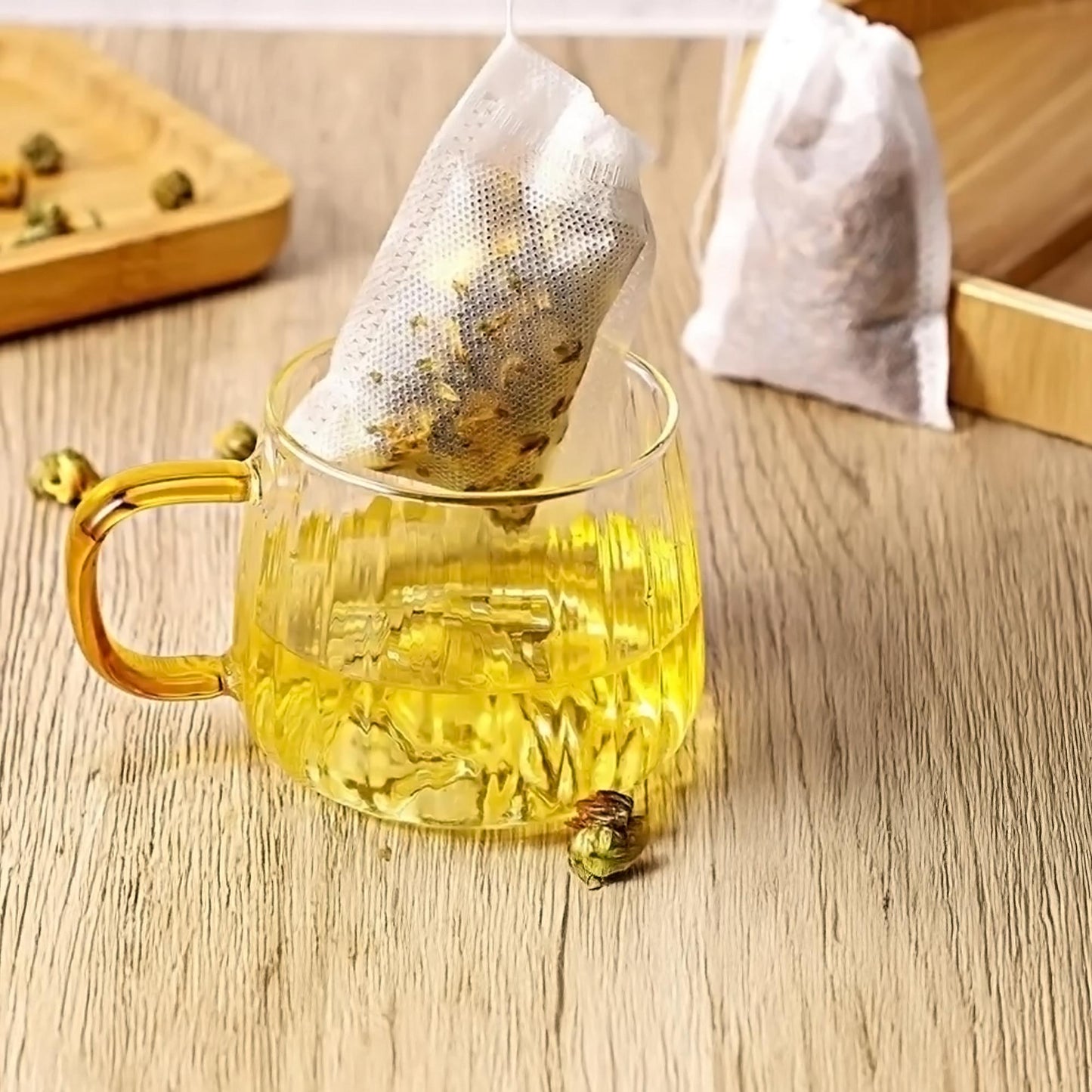 Cotton Drawstring Tea Bags