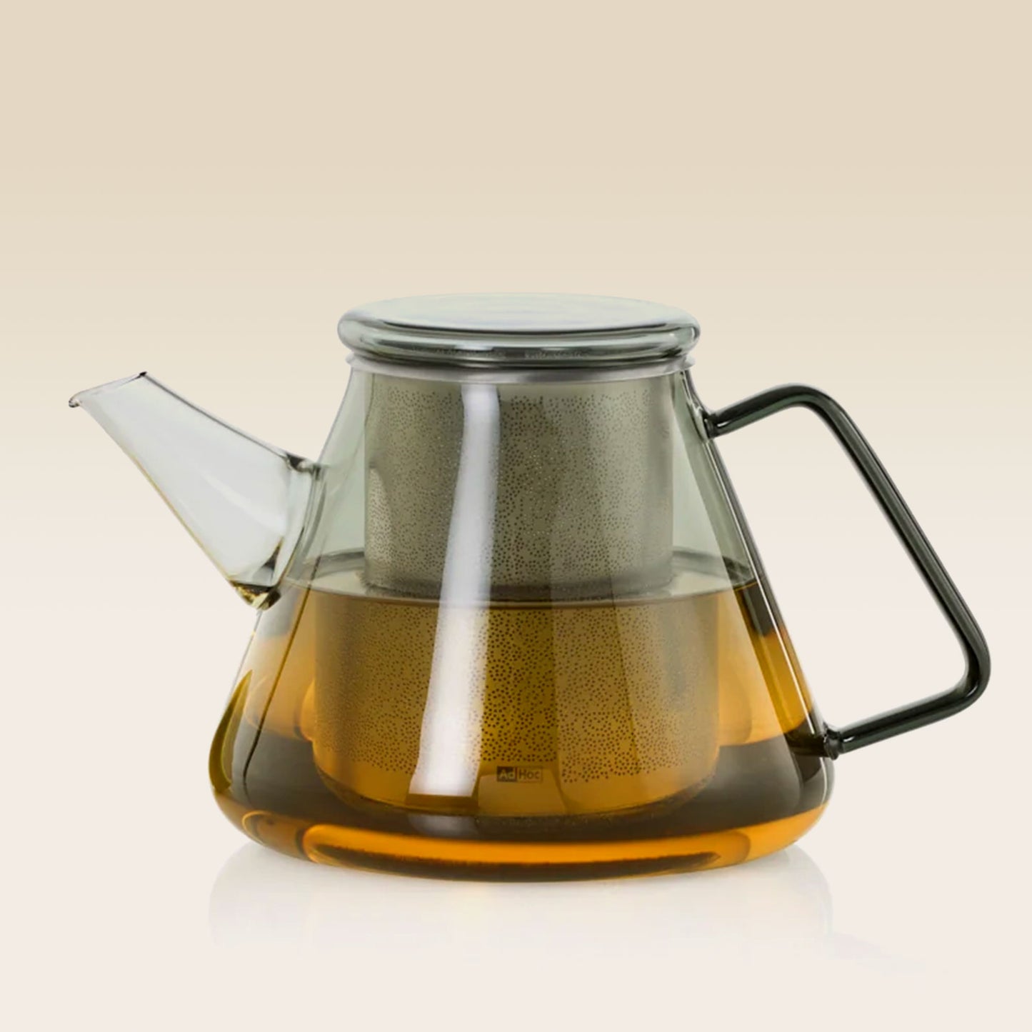 AdHoc Orient+ Grey Glass Teapot, 1.5L