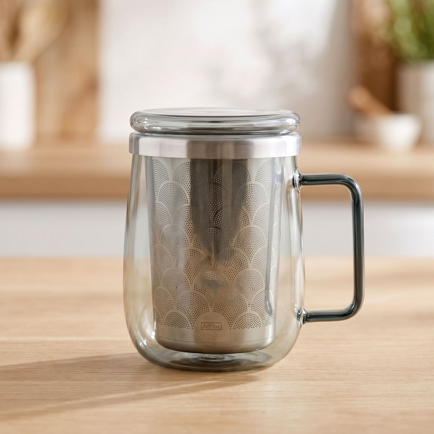 AdHoc Yuna Smoke Glass Tea Infuser (560ml)