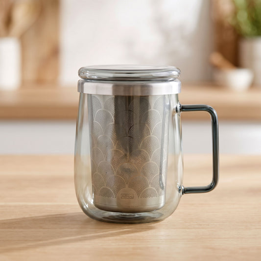 AdHoc Yuna Smoke Glass Tea Infuser (560ml)