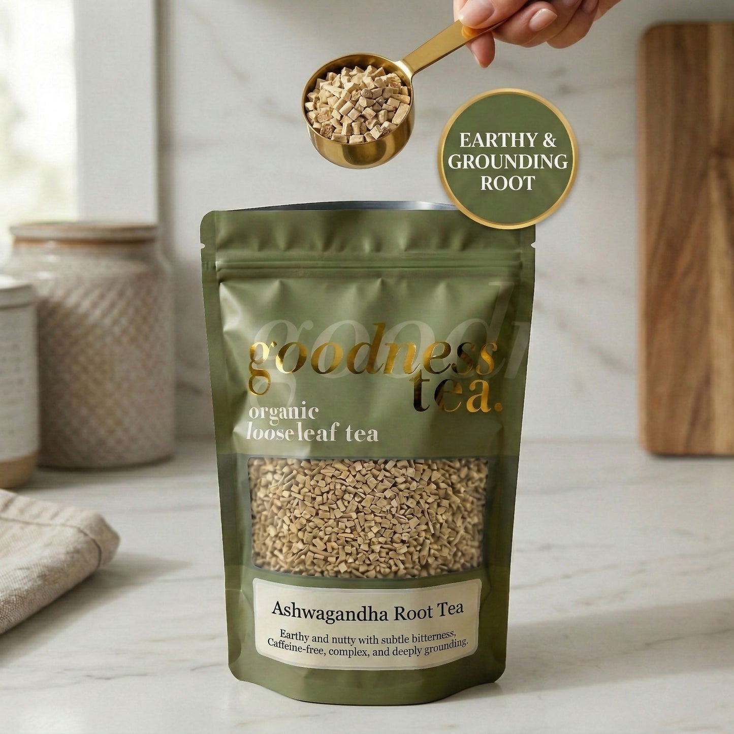 Organic Ashwagandha Root Herbal Tea