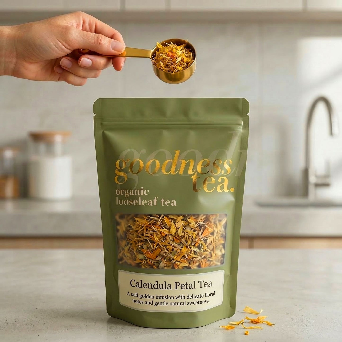 Organic Calendula Petal Herbal Tea