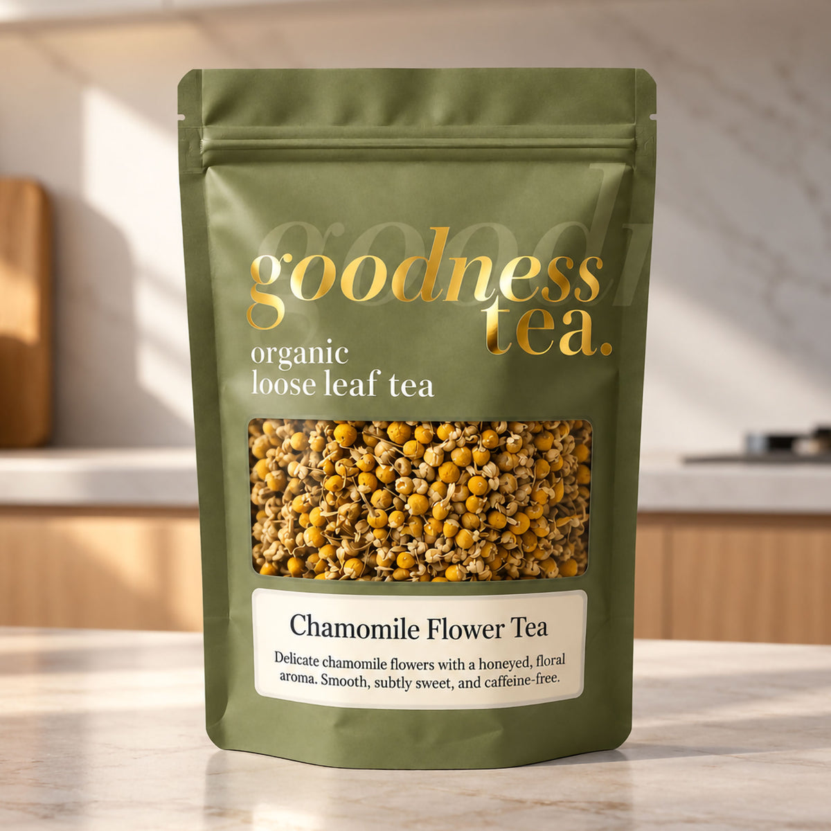 Organic Premium Chamomile Flower Herbal Tea