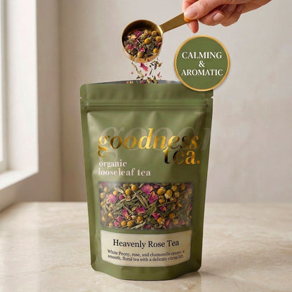 Organic Heavenly Rose White Tea