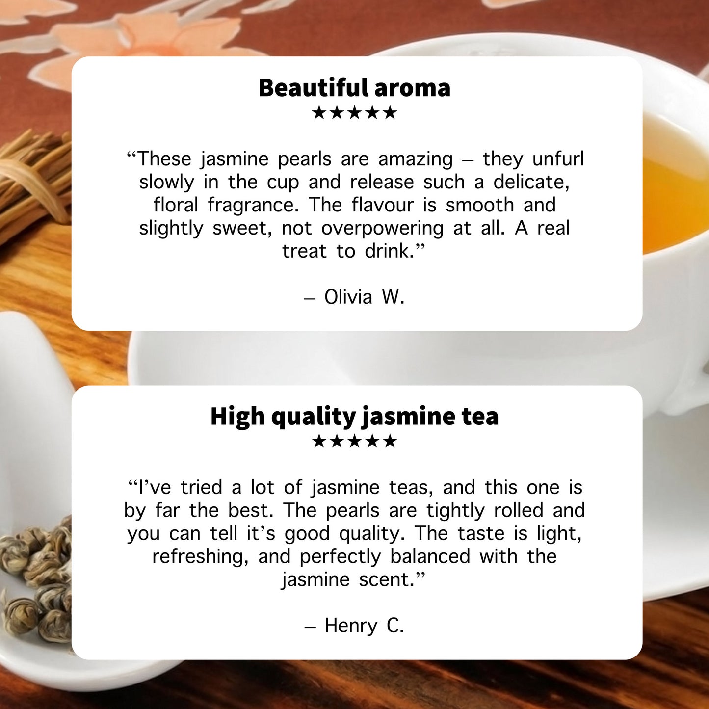 Jasmine Pearl Tea (Buddha's Tears)
