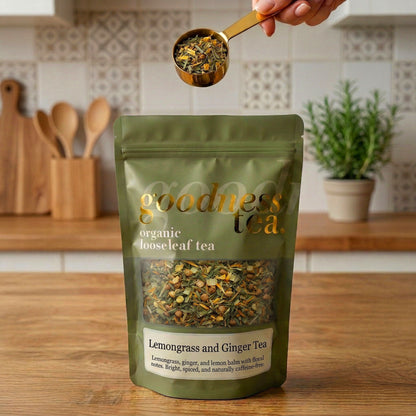 Organic Lemongrass and Ginger Herbal Tea