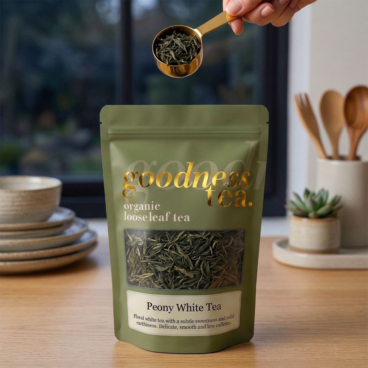 Organic White Peony Tea (Bai Mu Tan)