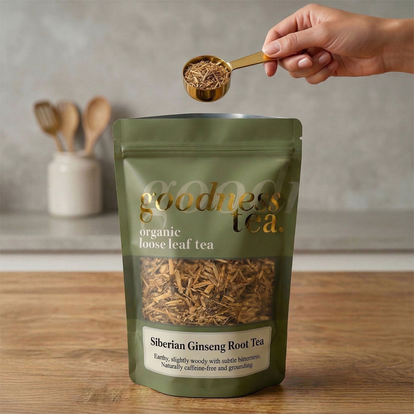 Organic Siberian Ginseng Root Herbal Tea