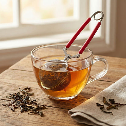 Snap Tea Ball Infuser With Silicone Handle