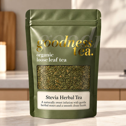Goodness Tea Organic Stevia Herbal Tea pouch