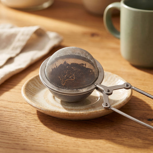 Snap Sphere stainless steel tea ball infuser